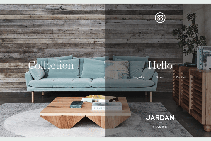 Jardan Furniture website preview